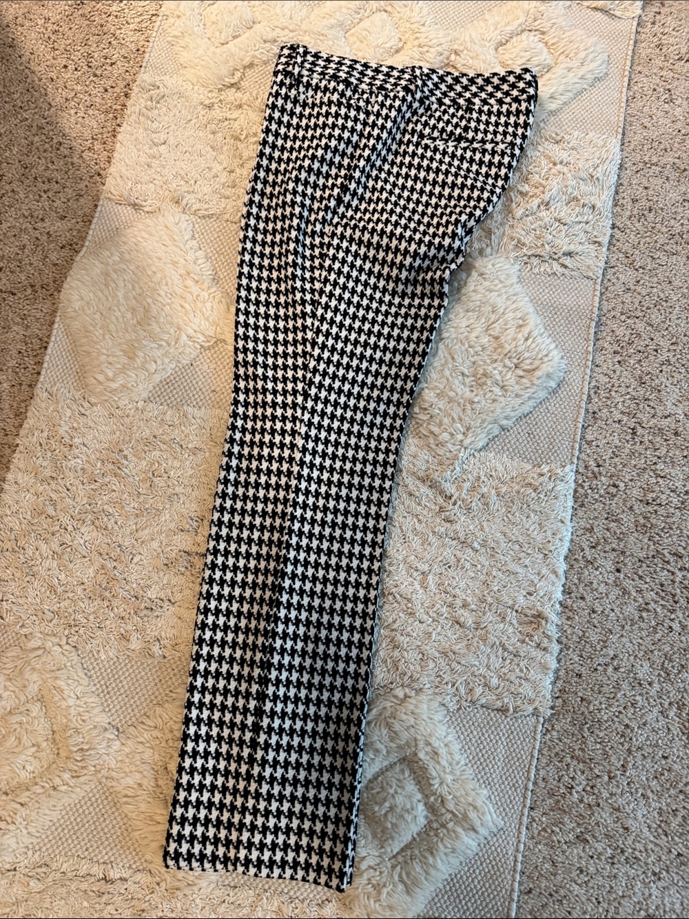 Express Black & White Houndstooth Dress Pants